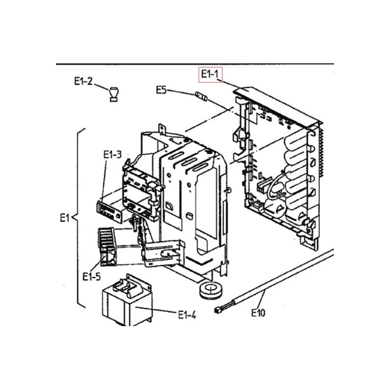 PLATINE  EC07033 1 (F)  2P300854 17_C DAIKIN Ref: 5013740