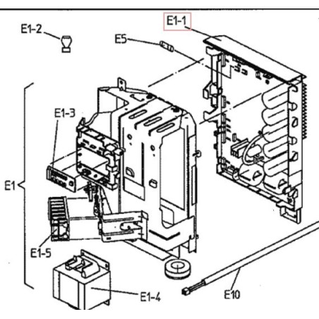 PLATINE  EC07033 1 (F)  2P300854 17_C DAIKIN Ref: 5013740