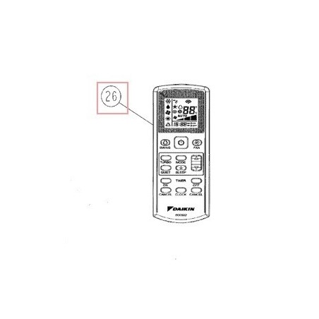 TELECOMMANDE  BRC52A61 R04089036295A DAIKIN Ref: 4018421