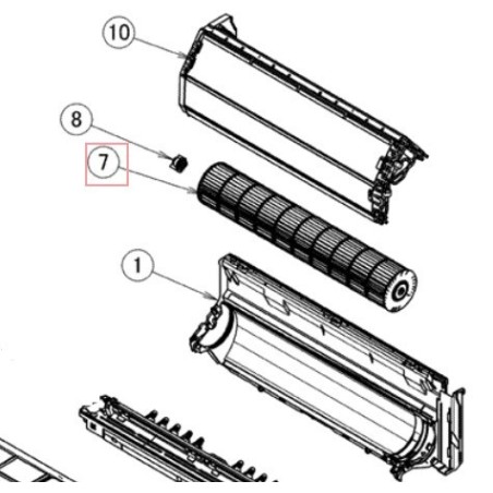 TURBINE  DE VENTILATION  DAIKIN Ref: 4023372
