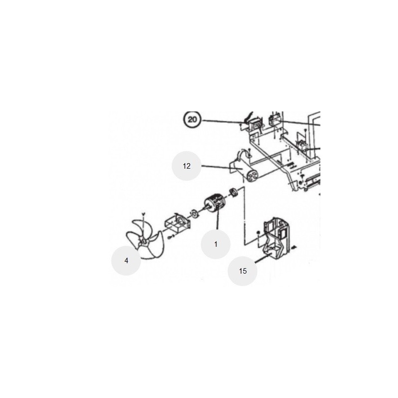 MOTEUR EXTERIEUR ATLANTIC Réf:899784