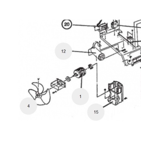 MOTEUR EXTERIEUR ATLANTIC Réf:899784