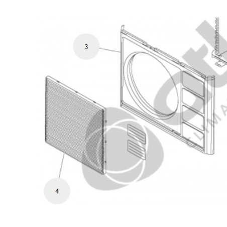 GRILLE PROTECTION ATLANTIC Réf: 899948