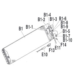 BOBINE DETENTEUR EBM MD12DM 34 4P147969  DAIKIN Ref: 2323040 2