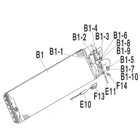 BOBINE DETENTEUR EBM MD12DM 34 4P147969  DAIKIN Ref: 2323040