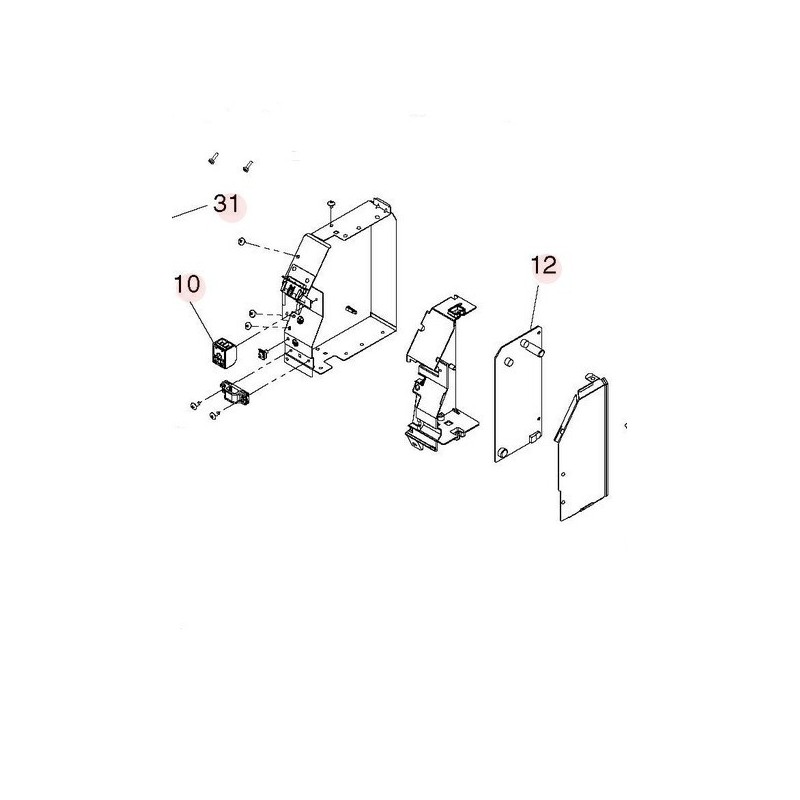 PLATINE PWB MAIN HITACHI Réf:PMRAK50WH8R01