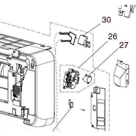 MOTEUR DE BALAYAGE HITACHI Réf:PMRAK25QH8WR14