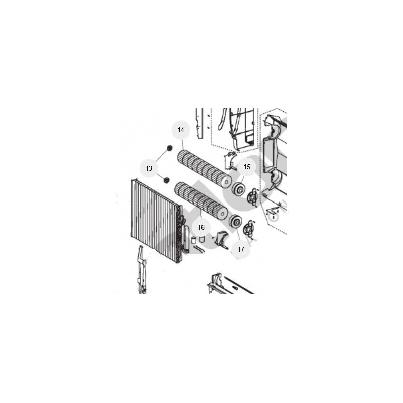 MOTEUR VENTILATEUR BAS ATLANTIC Réf:892050