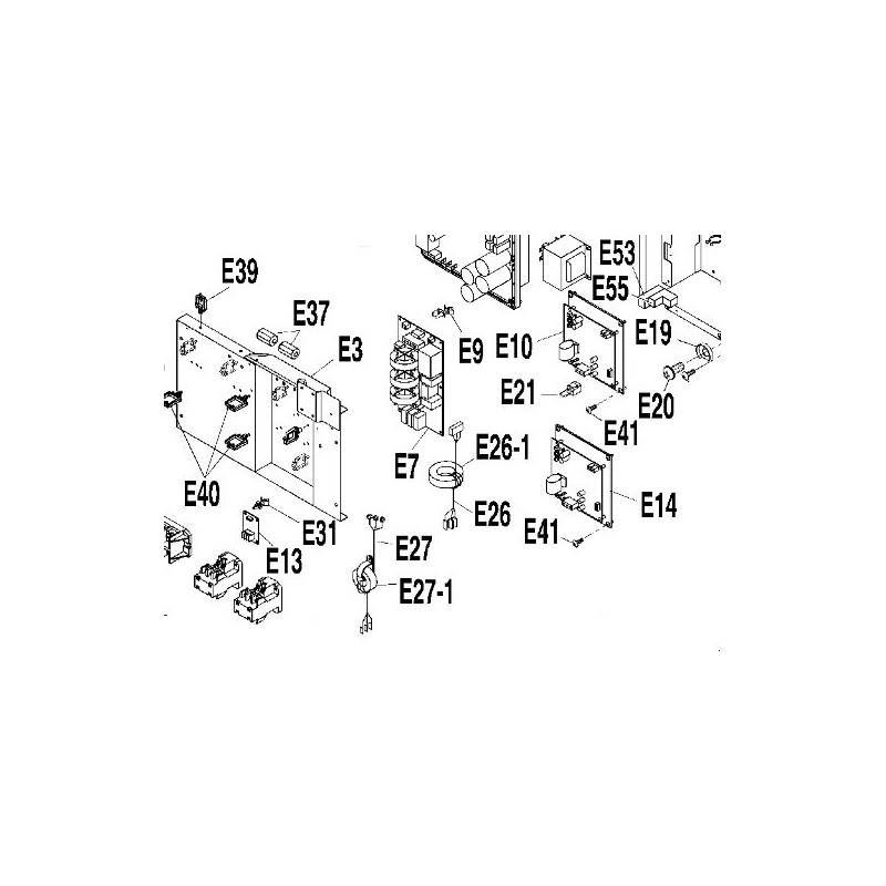 R* PLATINE  VENTIL PC0511 2  2P165400 2 DAIKIN Ref: 1721038