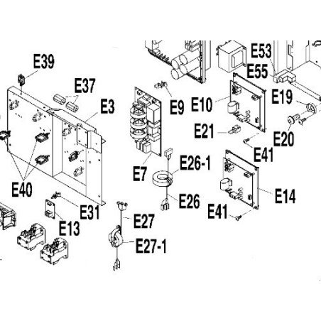 R* PLATINE  VENTIL PC0511 2  2P165400 2 DAIKIN Ref: 1721038