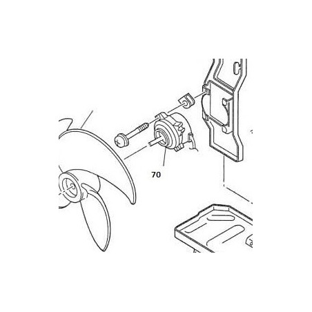 Moteur de ventilateur extérieur