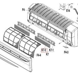 FILTRE PHOTOCATALYTIQUE FTXS20 35DVMW DAIKIN Ref: 99A0391 2