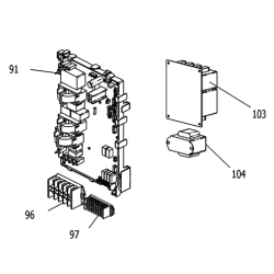 PLATINE DE FILTRATION FN365   2P221815 1 DAIKIN Ref: 5000101 2
