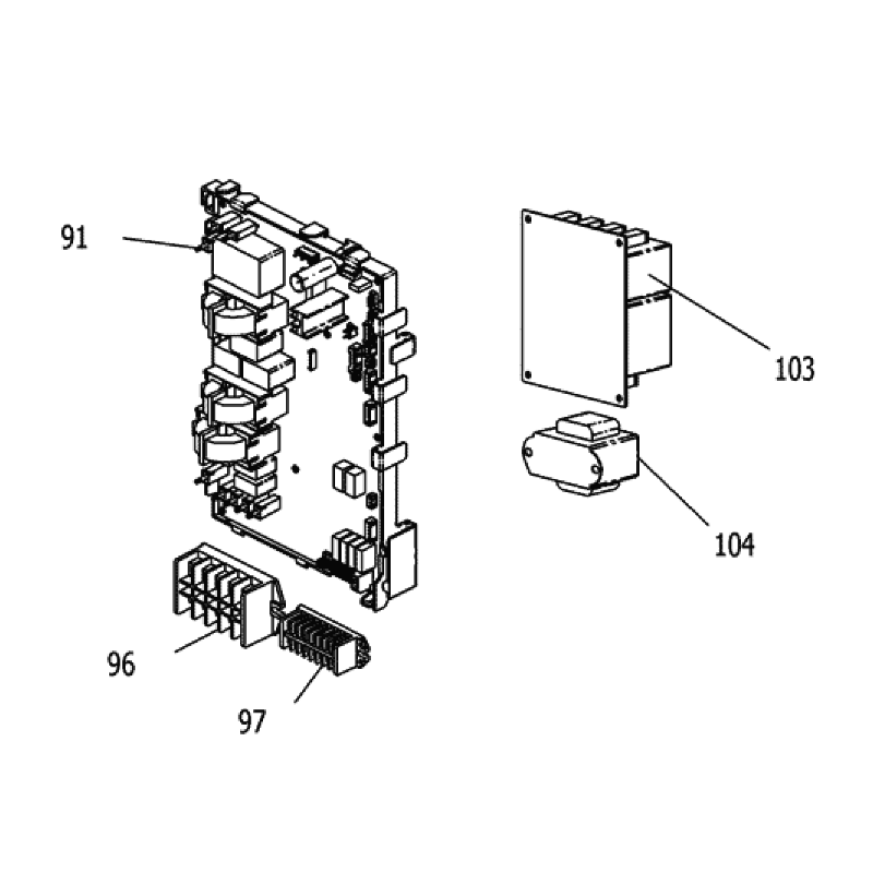 PLATINE DE FILTRATION FN365   2P221815 1 DAIKIN Ref: 5000101