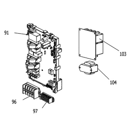 PLATINE DE FILTRATION FN365   2P221815 1 DAIKIN Ref: 5000101