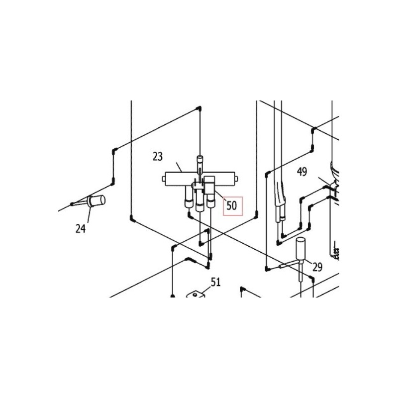 BOBINE VANNE 4 VOIES  3SA52073 15 DAIKIN Ref: 301227P