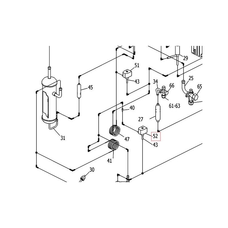 BOBINE ELECTROVANNE MOAJ901B2 3S400016 4 DAIKIN Ref: 5016581