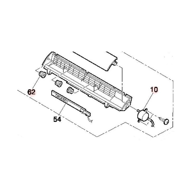 PLATINE INDICATEUR IR HITACHI Réf: RAF25NH4905