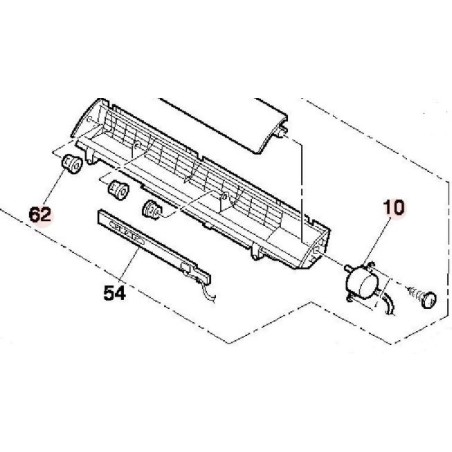 PLATINE INDICATEUR IR HITACHI Réf: RAF25NH4905