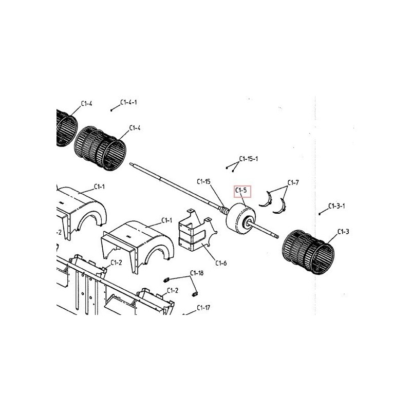 MOTEUR VENTIL 3P255576 2 DAIKIN Ref: 5006898