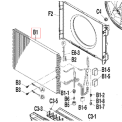 EVAPORATEUR  A AIR 2P192928 1 DAIKIN Ref: 1911994