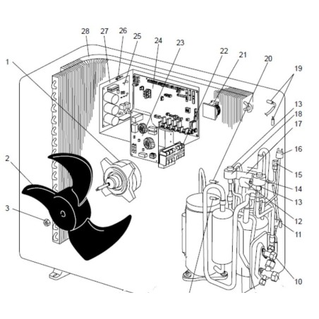 MOTEUR EXTERIEUR MITSUBISHI Réf:R01E52221