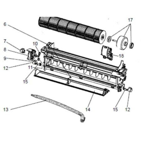 MOTEUR DA BALAYAGE  MITSUBISHI Réf:M21L5V306