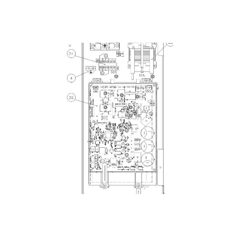 CARTE INVERTER HITACHI Réf: E03220
