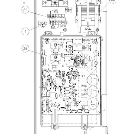 CARTE INVERTER HITACHI Réf: E03220