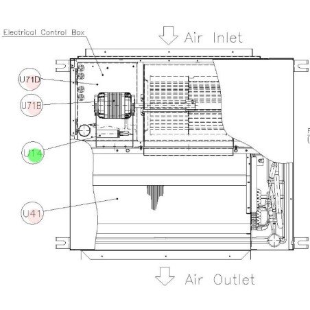 MOTEUR VENTILATEUR  HITACHI réf: E02730