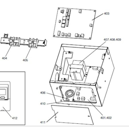 Platine de contrôle Mitsubishi Electric ref: S70K30313H
