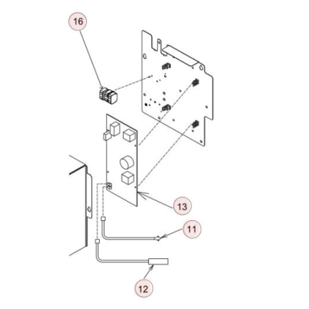 PLATINE DE CONTROLE HITACHI Réf:PMRAD50PPDR01