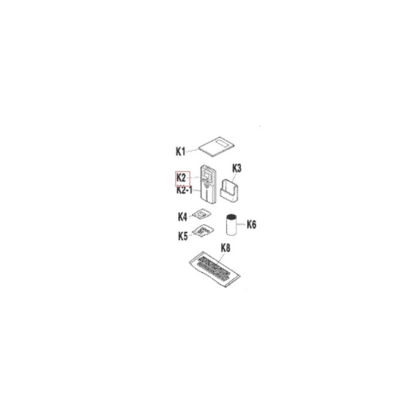 TELECOMMANDE ARC433A21  3P191921 1 DAIKIN Ref: 1758744