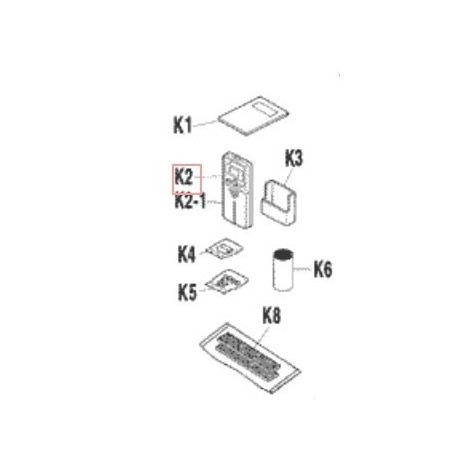 TELECOMMANDE ARC433A21  3P191921 1 DAIKIN Ref: 1758744