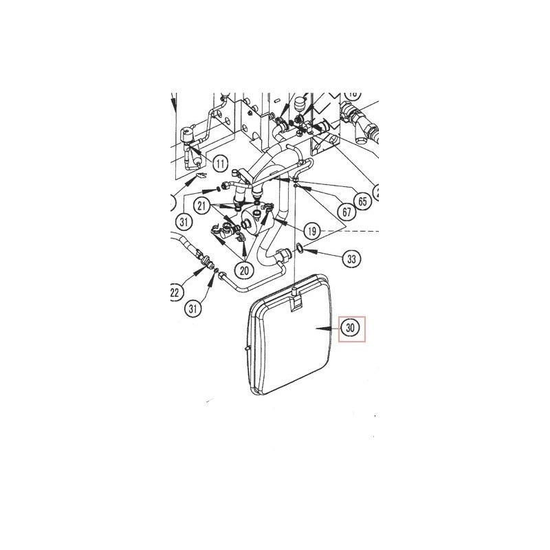 VASE D'EXPENSION 4SW09356 2 DAIKIN Ref: 5004193