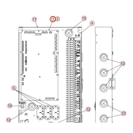 PLATINE PCB HITACHI Réf: E04665