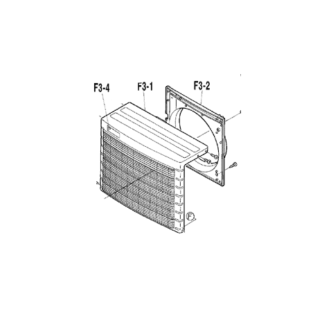 TOLE DE FACE DAIKIN Ref: 1139987