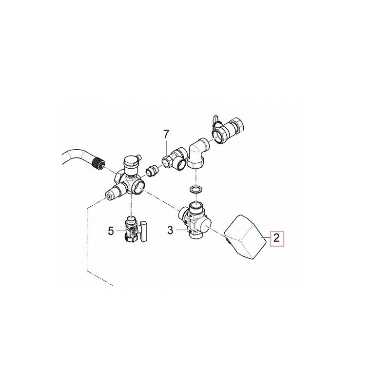 H_MOTEUR VANNE 3 VOIES E1500726 DAIKIN Ref: 5012302