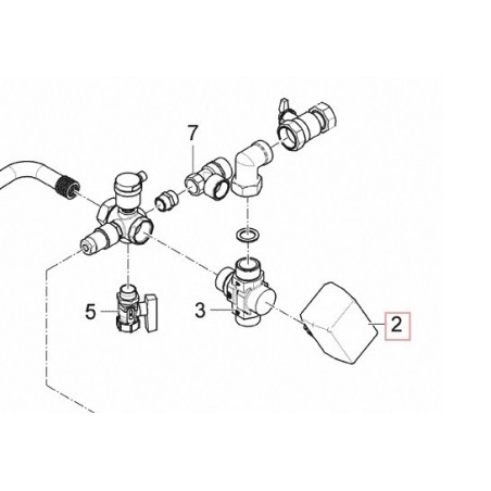 H_MOTEUR VANNE 3 VOIES E1500726 DAIKIN Ref: 5012302