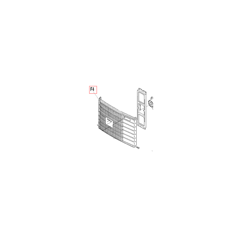 FACADE  AVANT      RKS DAIKIN Ref: 1610385