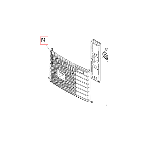 FACADE  AVANT      RKS DAIKIN Ref: 1610385