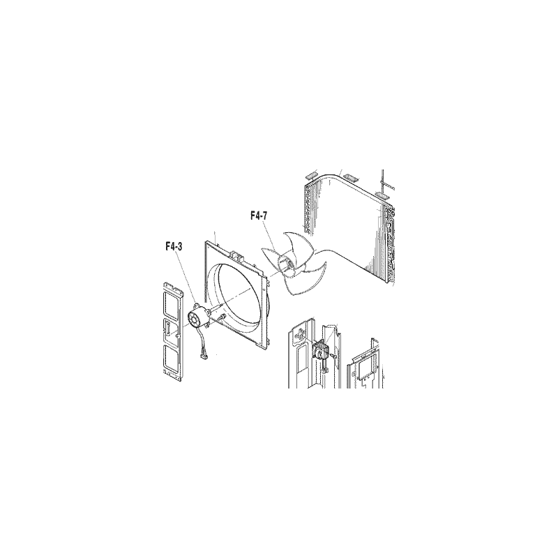 moteur ventilateur évaporateur daikin pièce détachée