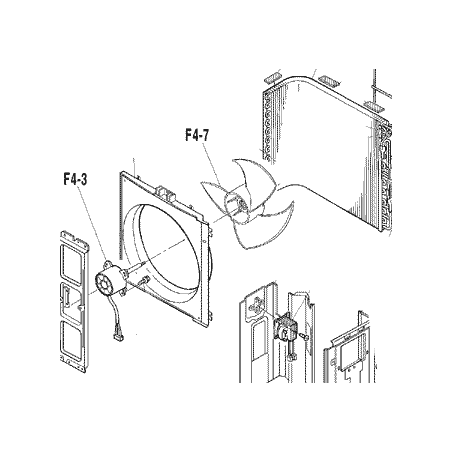 moteur ventilateur évaporateur daikin pièce détachée