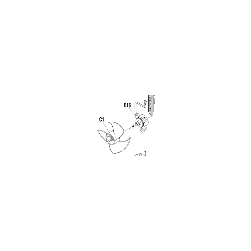 MOTEUR DE VENTILATION 3SB40688 4 DAIKIN Ref: 5003723