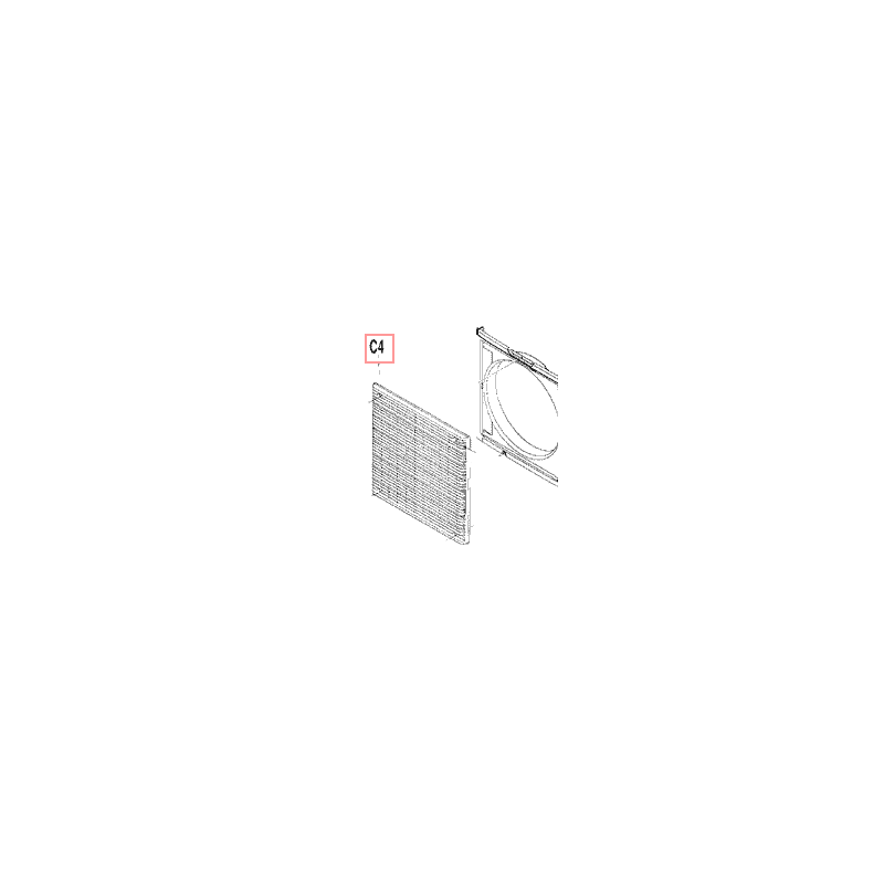 GRILLE DE REFOULEMENT  1P350925 1 DAIKIN Ref: 5012968