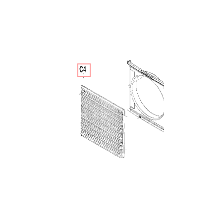 GRILLE DE REFOULEMENT  1P350925 1 DAIKIN Ref: 5012968