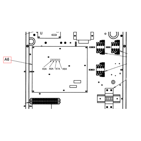 PLATINE 2P300920 3 (U) DAIKIN Ref: 5014801