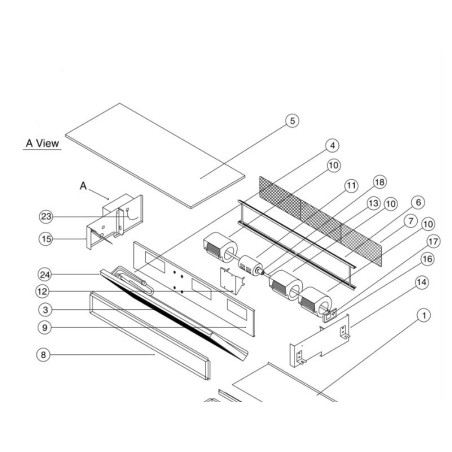 TURBINE DE GAINABLE PANASONIC Réf: P45-T07820