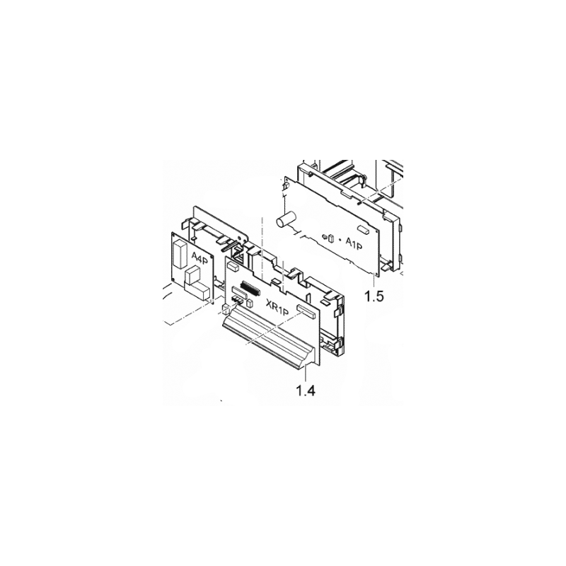 PLATINE DE CONTROLE . 4PW62612 1 DAIKIN Ref: 5006570