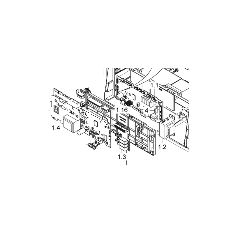 H_PLATINE CTRL ROCON BM2  015.0080017 DAIKIN Ref: 5740076